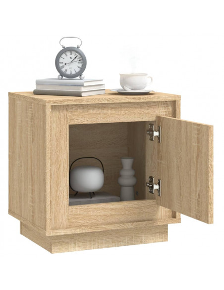 Comodini 2 pz Rovere Sonoma 44x35x45 cm in Legno Multistrato