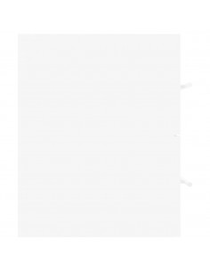 Mobile da Bagno con Lavabo Integrato Bianco in Truciolato 2