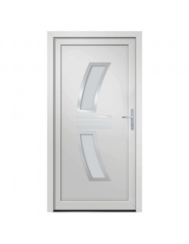 Porta Ingresso Bianca 88x200 cm in PVC