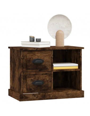 Comodino Rovere Fumo 60x35,5x45 cm