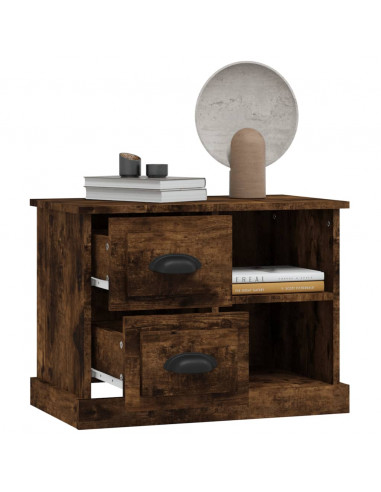 Comodino Rovere Fumo 60x35,5x45 cm