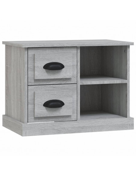 Comodino Grigio Sonoma 60x35,5x45 cm