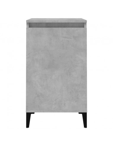 Comodini 2 pz Grigio Cemento 40x35x70 cm in Legno Multistrato