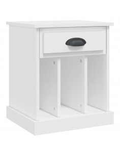 Comodino Bianco 43x36x50 cm 2