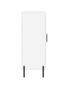 Credenza Bianca 69,5x34x90 cm in Legno Multistrato 2