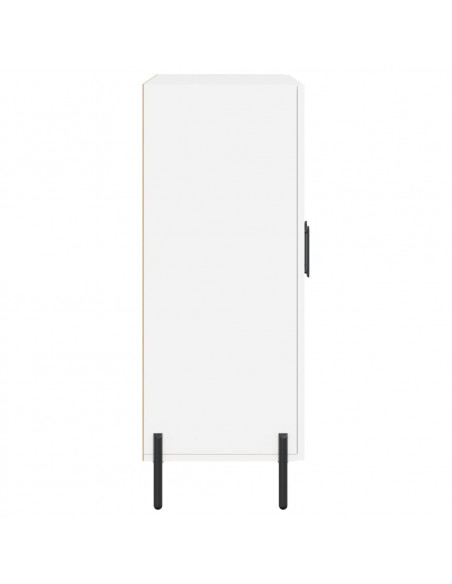 Credenza Bianca 69,5x34x90 cm in Legno Multistrato