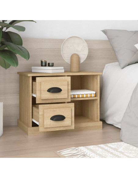 Comodino Rovere Sonoma 60x35,5x45 cm