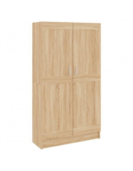 Libreria Rovere Sonoma 82,5x30,5x150 cm in Legno Multistrato