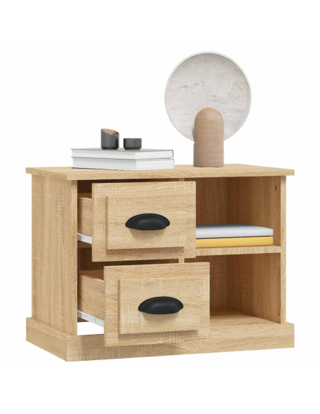 Comodino Rovere Sonoma 60x35,5x45 cm