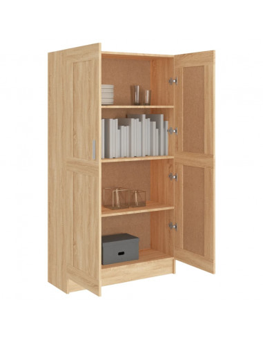 Libreria Rovere Sonoma 82,5x30,5x150 cm in Legno Multistrato