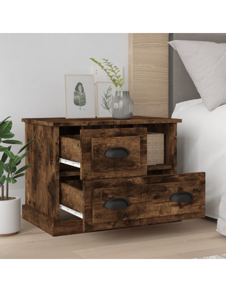 Comodino Rovere Fumo 60x39x45 cm