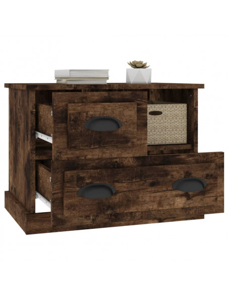 Comodino Rovere Fumo 60x39x45 cm