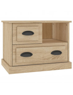 Comodino Rovere Sonoma 60x39x45 cm 2