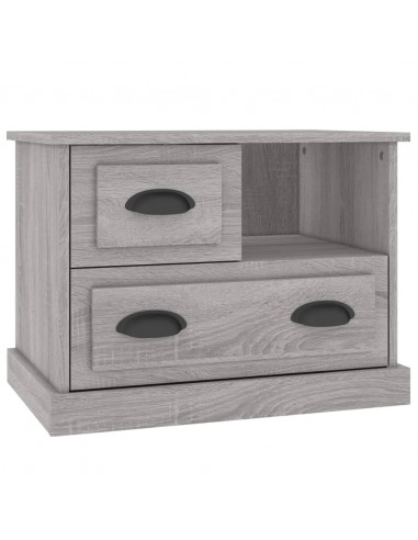 Comodino Grigio Sonoma 60x39x45 cm