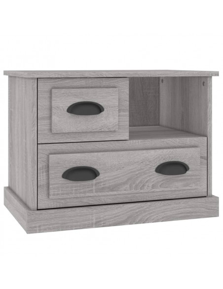 Comodino Grigio Sonoma 60x39x45 cm