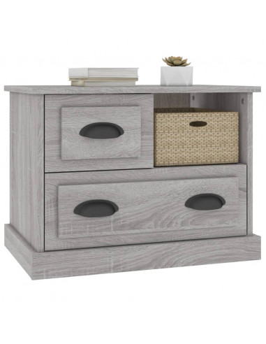 Comodino Grigio Sonoma 60x39x45 cm