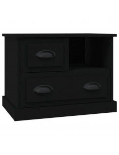 Comodino Nero 60x39x45 cm 2