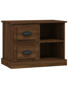 Comodino Rovere Marrone 60x35,5x45 cm 2