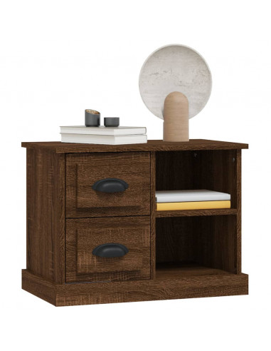 Comodino Rovere Marrone 60x35,5x45 cm