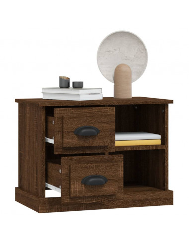 Comodino Rovere Marrone 60x35,5x45 cm