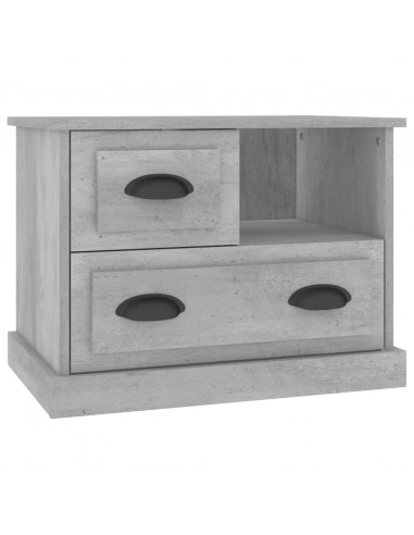 Comodino Grigio Cemento 60x39x45 cm