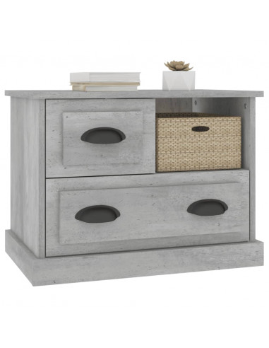 Comodino Grigio Cemento 60x39x45 cm
