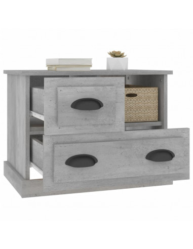 Comodino Grigio Cemento 60x39x45 cm