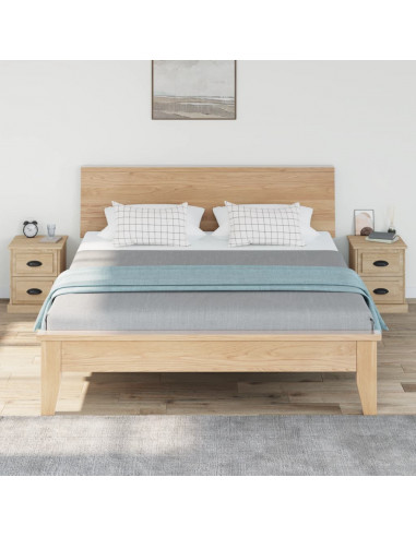 Comodini 2 pz Rovere Sonoma 39x39x47,5 cm in Legno Multistrato