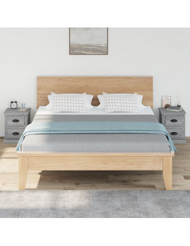 Comodini 2 pz Grigio Sonoma 39x39x47,5 cm in Legno Multistrato