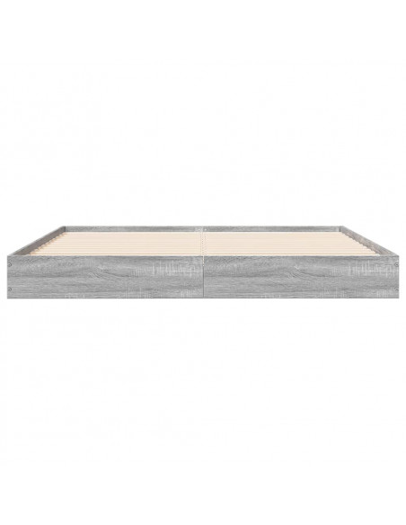 Giroletto Grigio Sonoma 160x200 cm in Legno Multistrato
