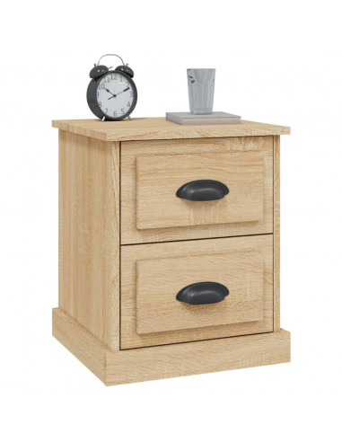 Comodino Rovere Sonoma 39x39x47,5 cm in Legno Multistrato