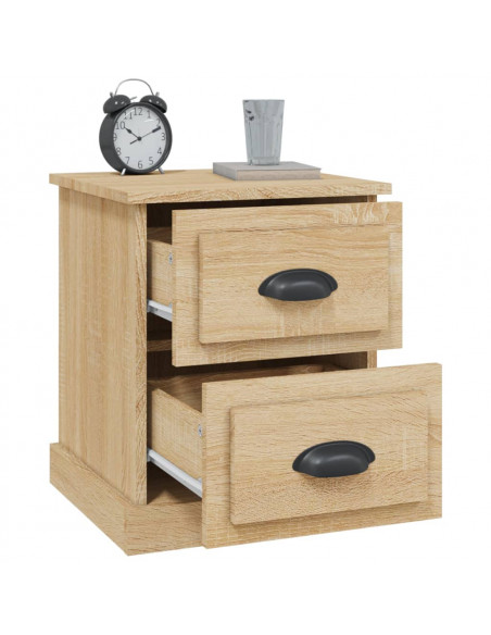 Comodino Rovere Sonoma 39x39x47,5 cm in Legno Multistrato