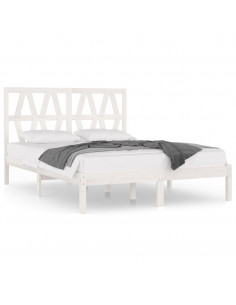 Giroletto Bianco Legno Massello di Pino 120x190cm Small Double 2