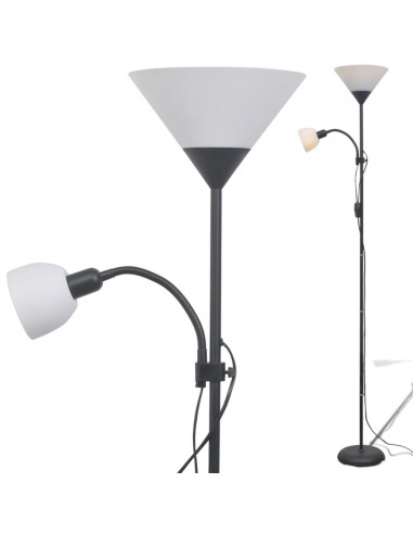 Lampada da Pavimento Nera