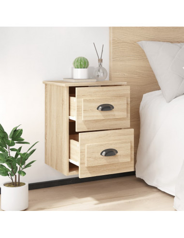 Comodino a Parete Rovere Sonoma 41,5x36x53 cm