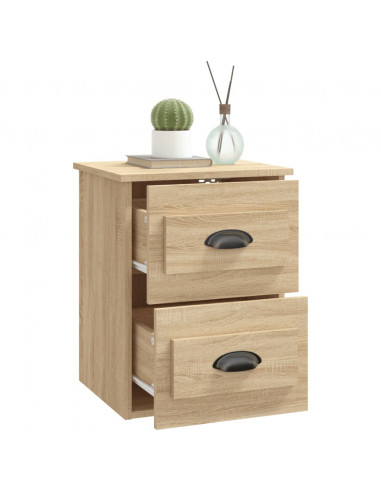 Comodino a Parete Rovere Sonoma 41,5x36x53 cm