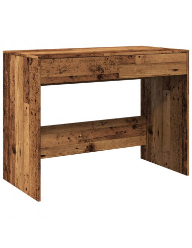 Scrivania Legno Antico 101x50x76,5 cm in Legno Multistrato