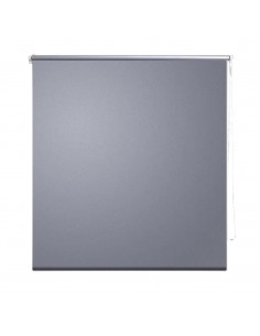 Tenda a rullo oscurante buio totale 120 x 230 cm grigia 2