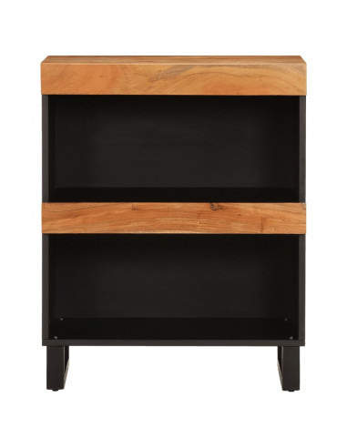 Credenza 60x33x75 cm in Legno Massello di Acacia