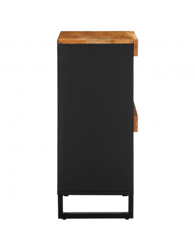 Credenza 60x33x75 cm in Legno Massello di Acacia