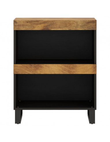 Credenza 60x33x75 cm in Legno Massello di Mango