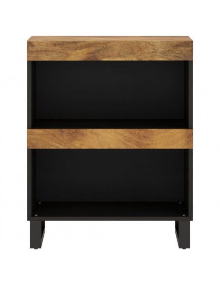 Credenza 60x33x75 cm in Legno Massello di Mango