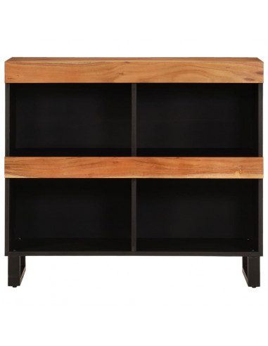 Credenza 85x33x75 cm in Legno Massello di Acacia