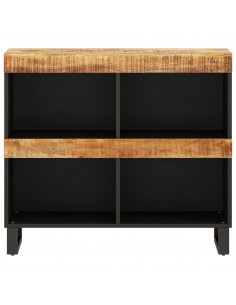 Credenza 85x33x75 cm in Legno Massello di Mango 2