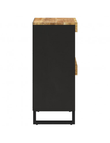 Credenza 85x33x75 cm in Legno Massello di Mango
