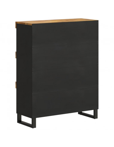 Credenza 85x33x107 cm in Legno Massello di Mango