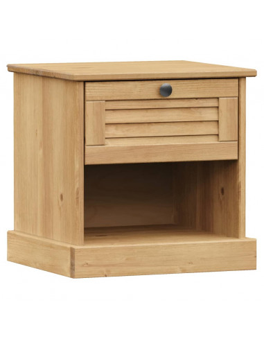 Comodino VIGO 42x35x42 cm in Legno Massello di Pino