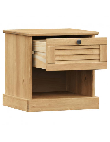 Comodino VIGO 42x35x42 cm in Legno Massello di Pino