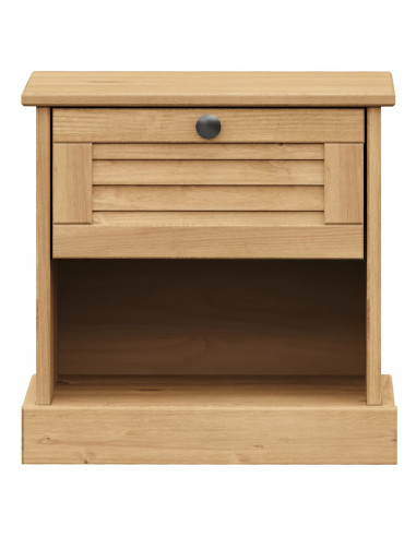 Comodino VIGO 42x35x42 cm in Legno Massello di Pino