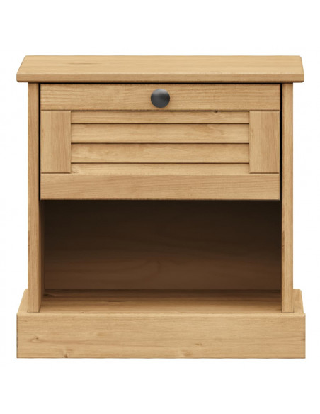 Comodino VIGO 42x35x42 cm in Legno Massello di Pino